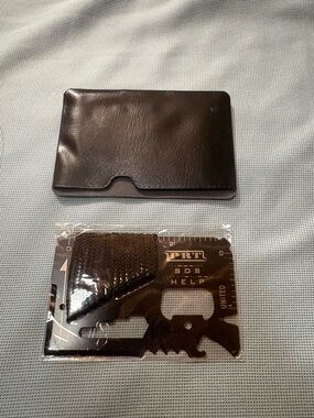 NEW Multi Function Survival Pocket Card Tool Outdoor Camping Emergency Gear
